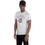 New Era Team Logo Detroit Pistons Short Sleeve T-shirt Bianco XS Uomo