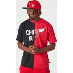 Magliette & T-shirt rosse XL di cotone a girocollo a tema Chicago mezza manica con scollo rotondo New Era Bulls Chicago Bulls 