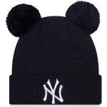 Cappelli invernali neri in acrilico con pon pon a tema New York per Donna New Era New York Yankees 