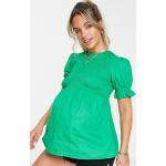 Top peplo scontato verde XS per Donna New Look Maternity 
