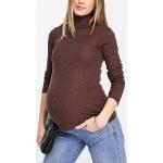 Maglie marroni S manica lunga con collo alto per Donna New Look Maternity 