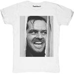 New T-Shirt Fiammata Uomo Jack Nicholson Scream Idea Regalo