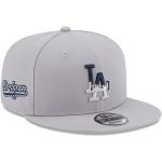 Cappelli grigi di cotone con visiera piatta per Donna New Era 9FIFTY Los Angeles Dodgers 