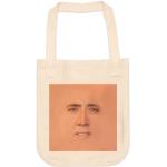 Nicolas Cage Face Meme Funny Borsa tote per donne e uomini Borse a tracolla grafiche Borse casual in tessuto e borse estetiche tote bag