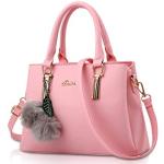 Borse messenger casual rosa in similpelle per Donna 
