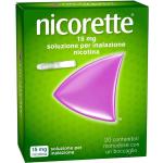 Nicorette 15mg Soluzione per Inalazione Nicotina, 20 Contenitori Monodose con Boccaglio