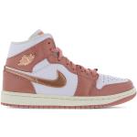 Scarpe larghezza A rosse numero 40,5 di pelle da basket per Donna Nike Michael Jordan 