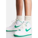 Nike - Air Force 1 Sculpt - Sneakers alte bianche e verdi-Bianco