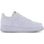 Sneakers basse larghezza E bianche numero 36,5 di gomma con stringhe per Donna Nike Air Force 1 Low 