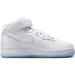 Scarpe larghezza A bianche numero 42,5 di pelle da basket per Donna Nike Air Force 1 Mid 