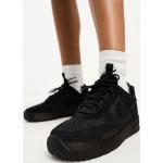 Sneakers stringate larghezza E scontate nere numero 36 antiscivolo per Donna Nike Air Force 1 
