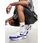 Sneakers stringate larghezza E scontate bianche numero 44 di gomma antiscivolo Nike Air Max 1 