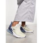 Sneakers stringate larghezza E grigio chiaro numero 36 di gomma Nike Air Max 270 