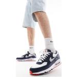 Sneakers stringate larghezza E blu navy numero 44 di gomma Nike Air Max 90 