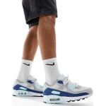 Sneakers stringate larghezza E grigie numero 44 per Donna Nike Air Max 90 