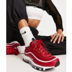 Sneakers stringate larghezza E rosse numero 36,5 di gomma antiscivolo Nike Air Max 97 