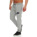 Pantaloni grigio scuro S di cotone per la primavera con elastico per Uomo Nike Aw77 