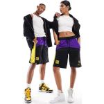 Nike Basketball - NBA LA Lakers Starting 5 - Pantaloncini sportivi unisex neri e viola