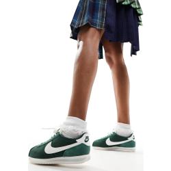 Nike - Cortez TXT - Sneakers unisex verde abete e bianche