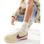 Sneakers stringate larghezza E scontate vintage bianche numero 36 di gomma per Donna Nike Cortez 