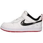 Sneakers basse larghezza E casual bianche numero 29,5 per bambini Nike Court Borough 