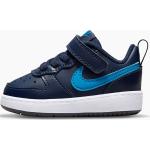 Scarpe primaverili larghezza E vintage blu antiscivolo per bambino Nike Court Borough 