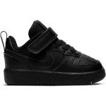 Sneakers basse larghezza E classiche nere numero 25 per bambini Nike Court Borough 