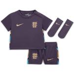 Nike Divisa da calcio replica in 3 pezzi Inghilterra 2024 Stadium per bebè e bimbo/a – Away - Viola