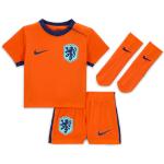 Scarpe larghezza E arancioni da calcio per bambini Nike Stadium 