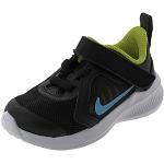Nike Downshifter 10 (Tdv), Scarpe da ginnastica Unisex - Bambini, Nero (black/chlorine blue-high voltage-dk smoke grey-white), 21 EU