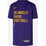 T-shirt S mezza manica da basket Los Angeles Lakers 