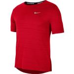 Nike Dri Fit Miler Short Sleeve T-shirt Rosso XL / Regular Uomo