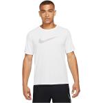Magliette & T-shirt bianche L di cotone mezza manica ricamate per Uomo Nike Dri-Fit 