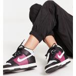 Nike - Dunk High Top - Sneakers alte nere e color palissandro-Black