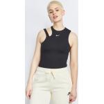 Camicie asimmetriche nere XS di cotone per Donna Nike Essentials 