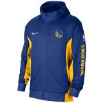 Felpe blu con zip per Uomo Nike Dri-Fit Golden State Warriors 
