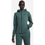 Felpe verdi con zip per Donna Nike Tech Fleece 