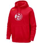 Nike Felpa pullover con cappuccio Atlanta Hawks Club NBA – Uomo - Rosso
