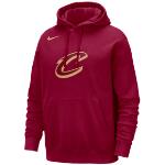 Nike Felpa pullover con cappuccio Cleveland Cavaliers Club NBA – Uomo - Rosso