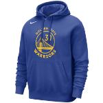 Felpe blu con cappuccio per Uomo Nike Golden State Warriors 