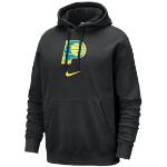 Nike Felpa pullover con cappuccio Indiana Pacers Club Fleece City Edition NBA – Uomo - Nero