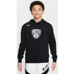 Felpe nere con cappuccio per Uomo Nike Brooklyn Nets 
