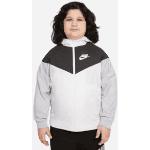 Nike Giacca ampia lunga fino ai fianchi con cappuccio Sportswear Windrunner (taglia grande) – Ragazzo - Bianco