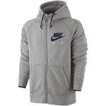 Felpe grigio scuro S con zip per Uomo Nike Aw77 