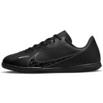 Nike Jr. Mercurial Vapor 15 Club IC, Little/Big Kids' Indoor/Court Soccer Shoes, Black Dk Smoke Grey Summit White Volt, 35 EU