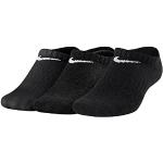 Nike Kids Performance Cushioned No-Show Training Socks (3 Pair) Calzini Fantasmini Ragazzo Unisex,Black Or Grey,M