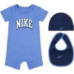 Set bavaglini scontati blu lavabili in lavatrice per neonato Nike di Dressinn.com 