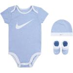 Cappelli blu di cotone lavabili in lavatrice per bambino Nike Swoosh di Dressinn.com 