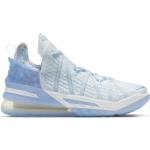 Scarpe larghezza E blu numero 44 di tessuto sintetico da basket per Uomo Nike Lebron XVIII 