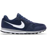 Scarpe larghezza E classiche blu numero 41 in pelle di camoscio traspiranti da running per Uomo Nike Md runner 2 